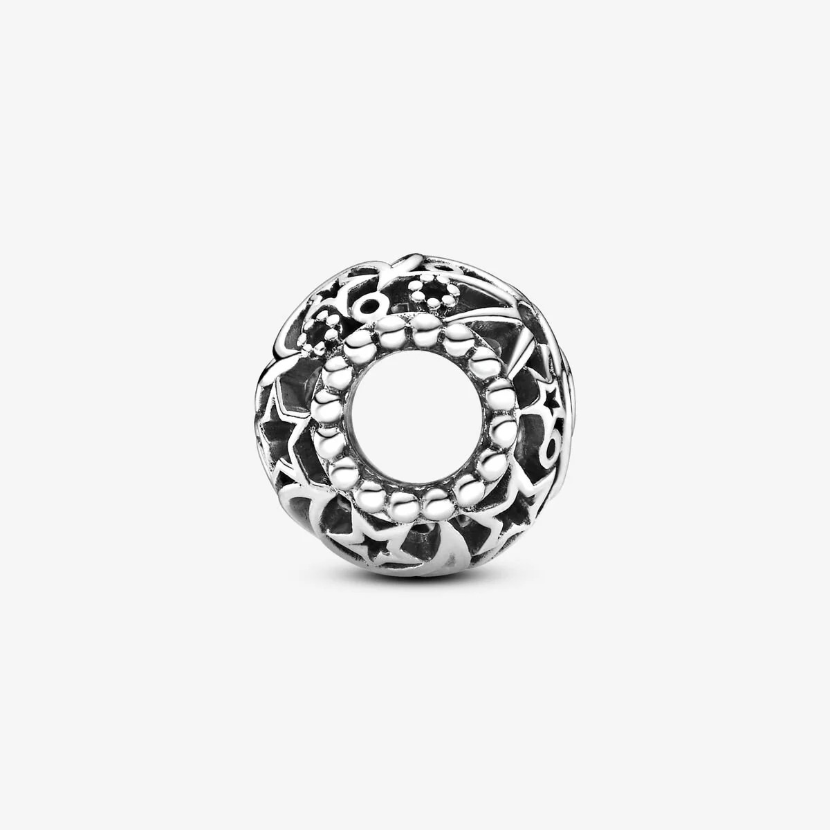 Openwork Sun, Stars & Moon Charm Hallmarked S925 Sterling Silver - Image 4