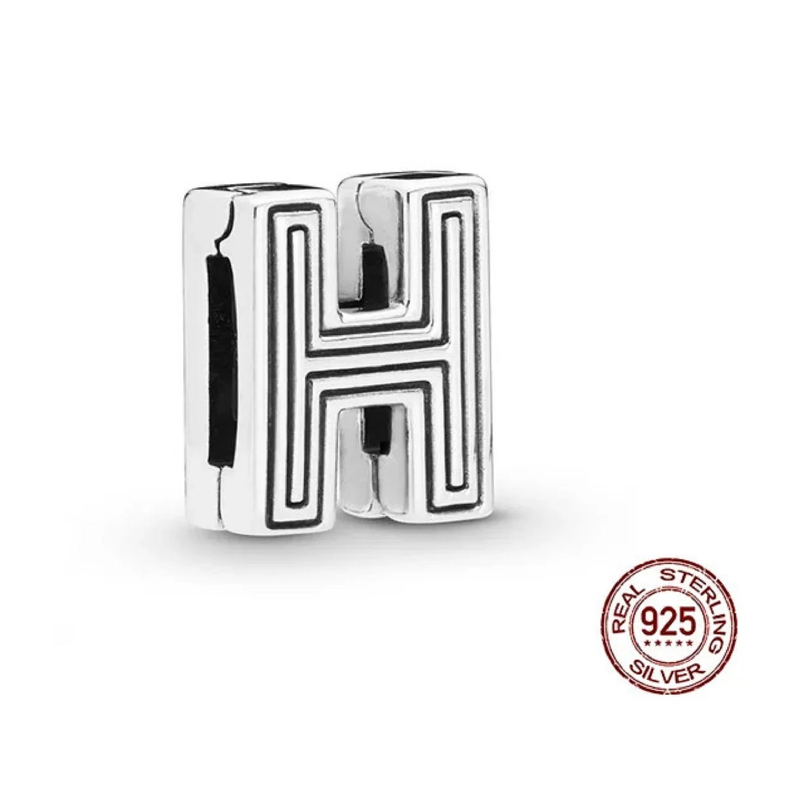 S925 Reflexion Alphabets A to Z Sterling Silver Charms Collection - Image 13