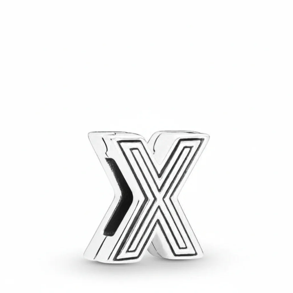 S925 Reflexion Alphabets A to Z Sterling Silver Charms Collection - Image 17