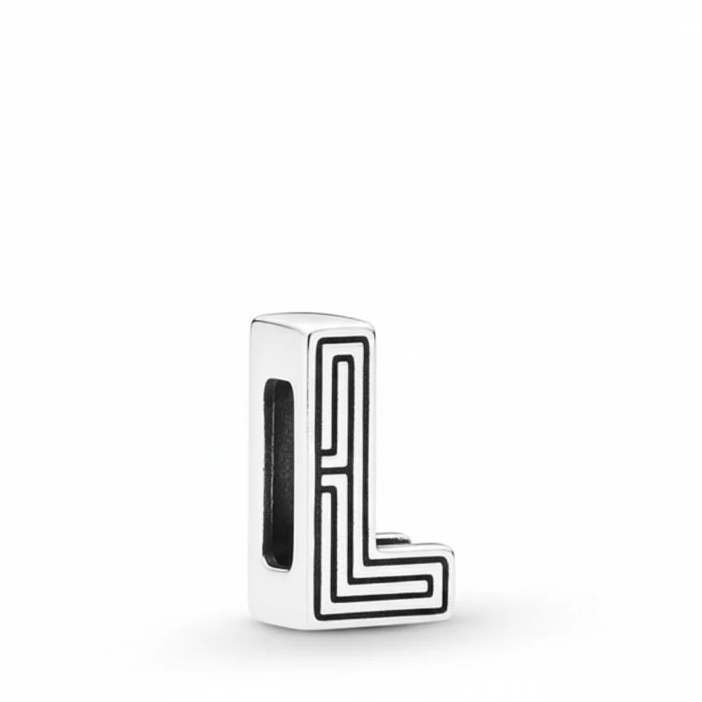 S925 Reflexion Alphabets A to Z Sterling Silver Charms Collection - Image 19