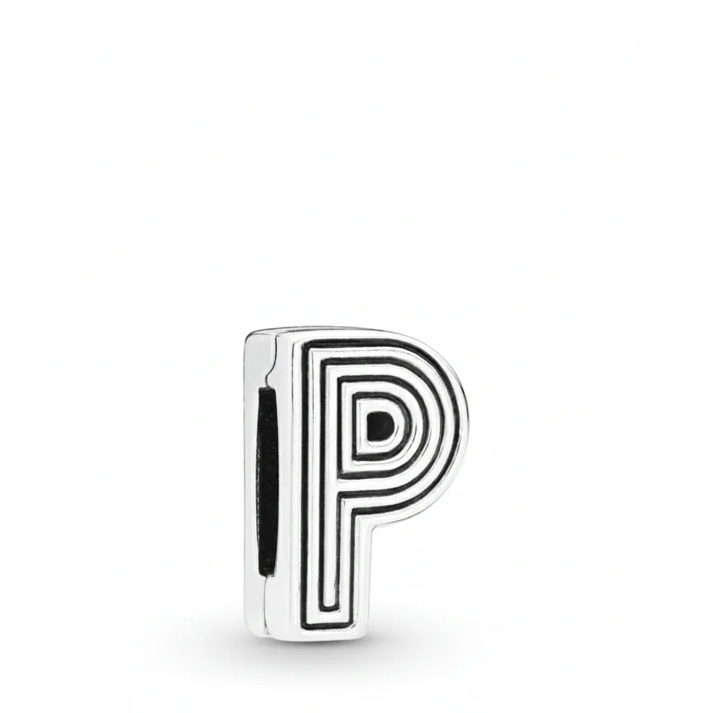 S925 Reflexion Alphabets A to Z Sterling Silver Charms Collection - Image 20