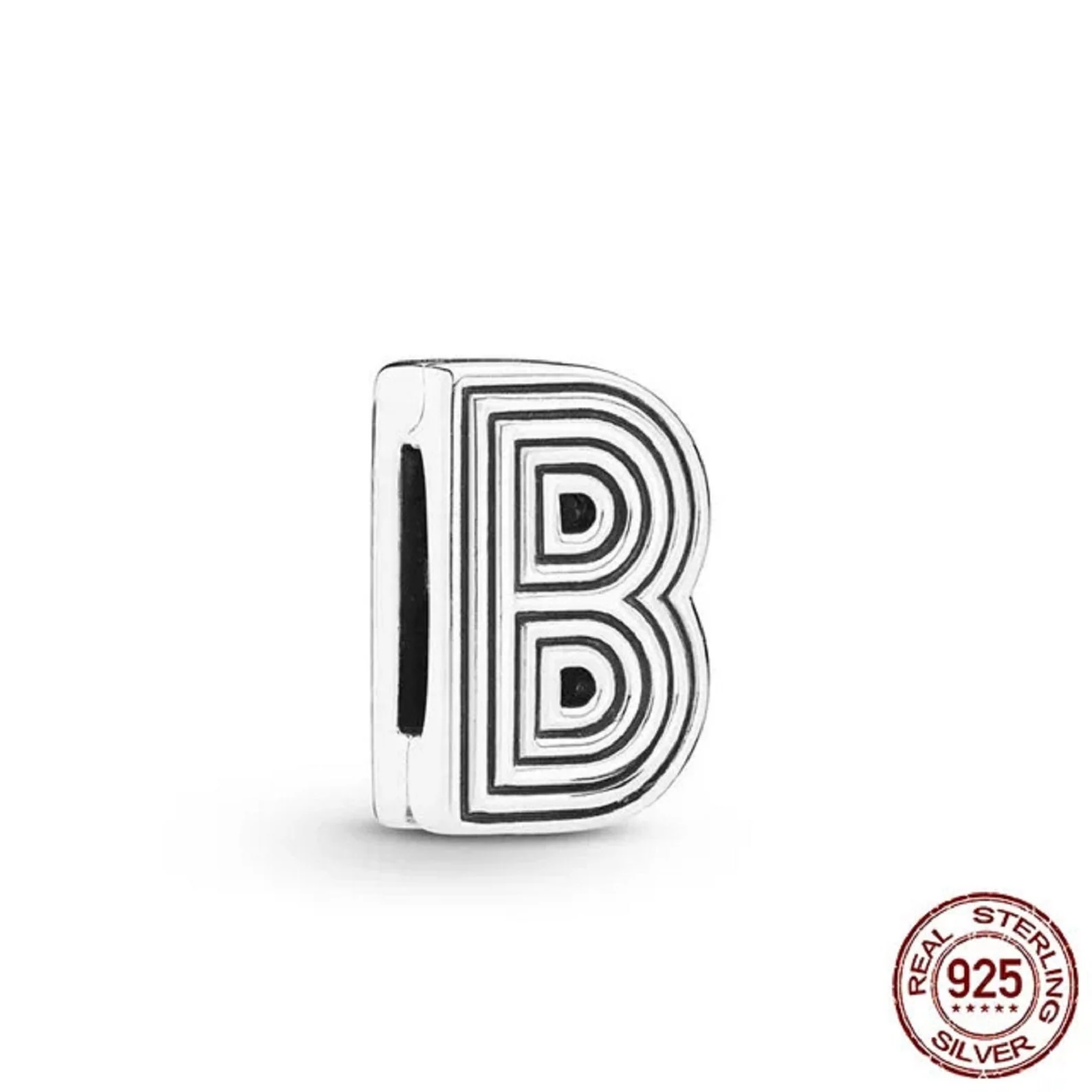 S925 Reflexion Alphabets A to Z Sterling Silver Charms Collection - Image 9