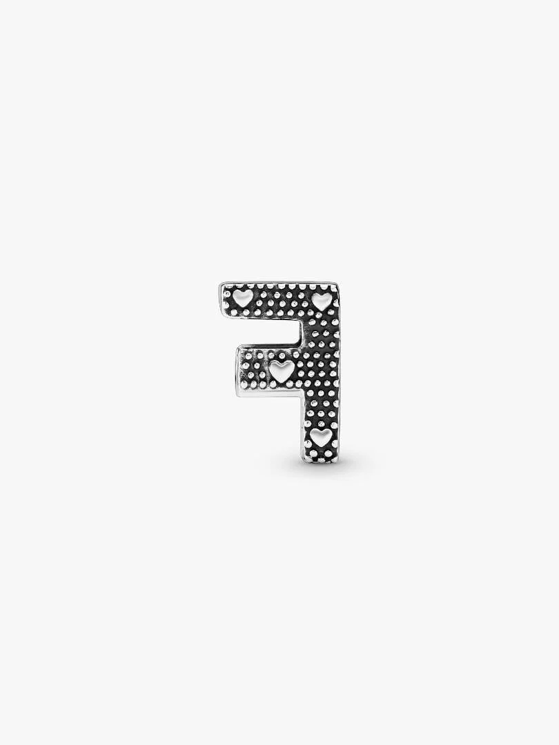 S925 Simple Alphabets A to Z Sterling Silver Charms Collection - Image 11
