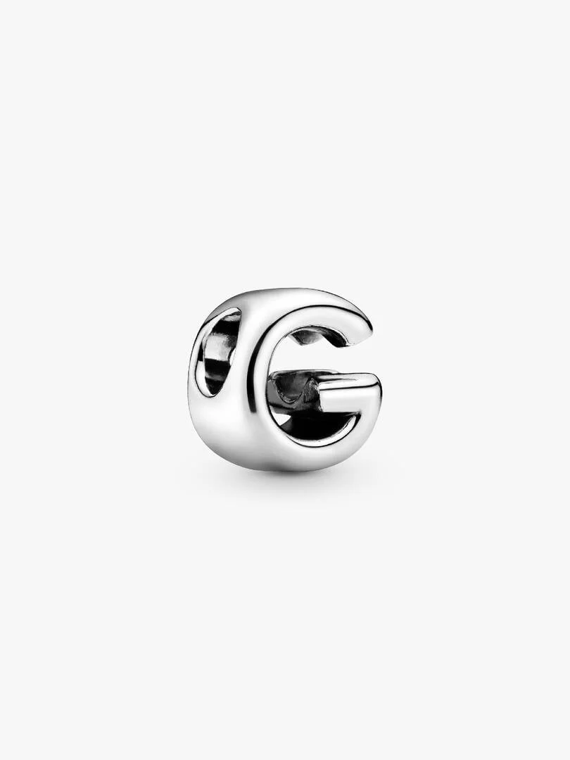 S925 Simple Alphabets A to Z Sterling Silver Charms Collection - Image 12