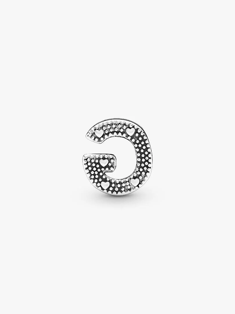 S925 Simple Alphabets A to Z Sterling Silver Charms Collection - Image 13