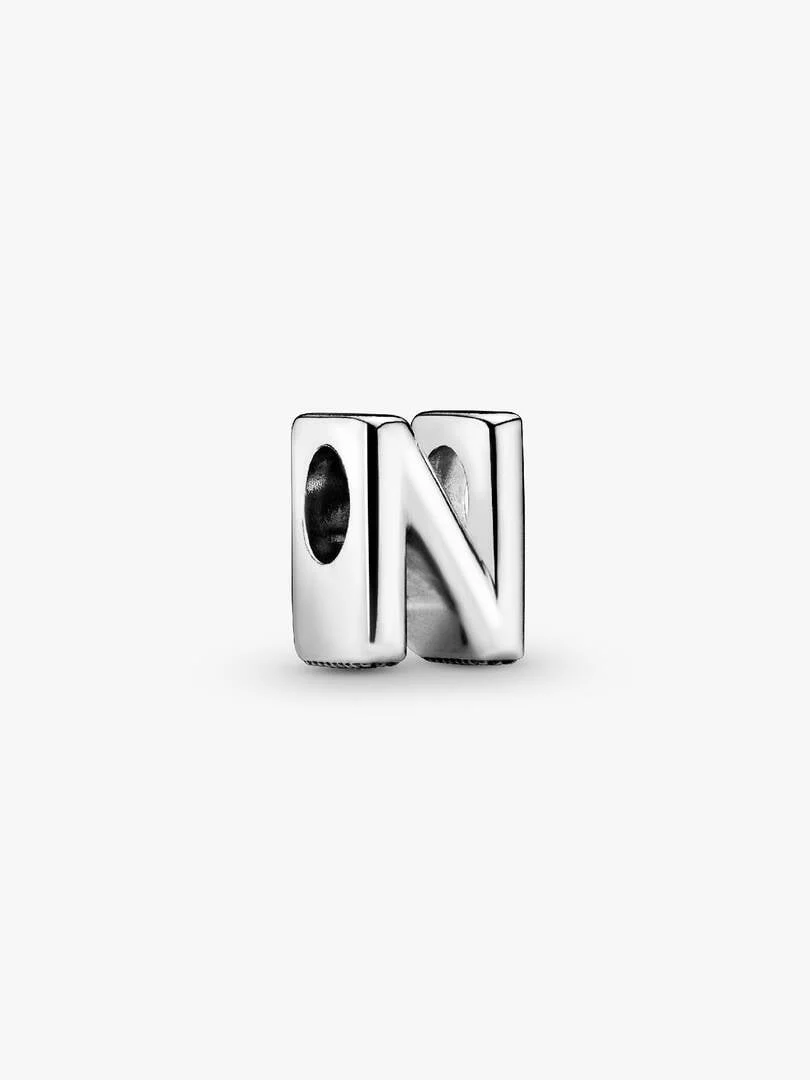 S925 Simple Alphabets A to Z Sterling Silver Charms Collection - Image 23