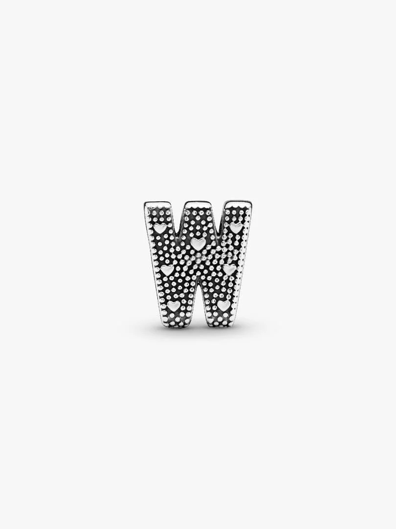 S925 Simple Alphabets A to Z Sterling Silver Charms Collection - Image 38