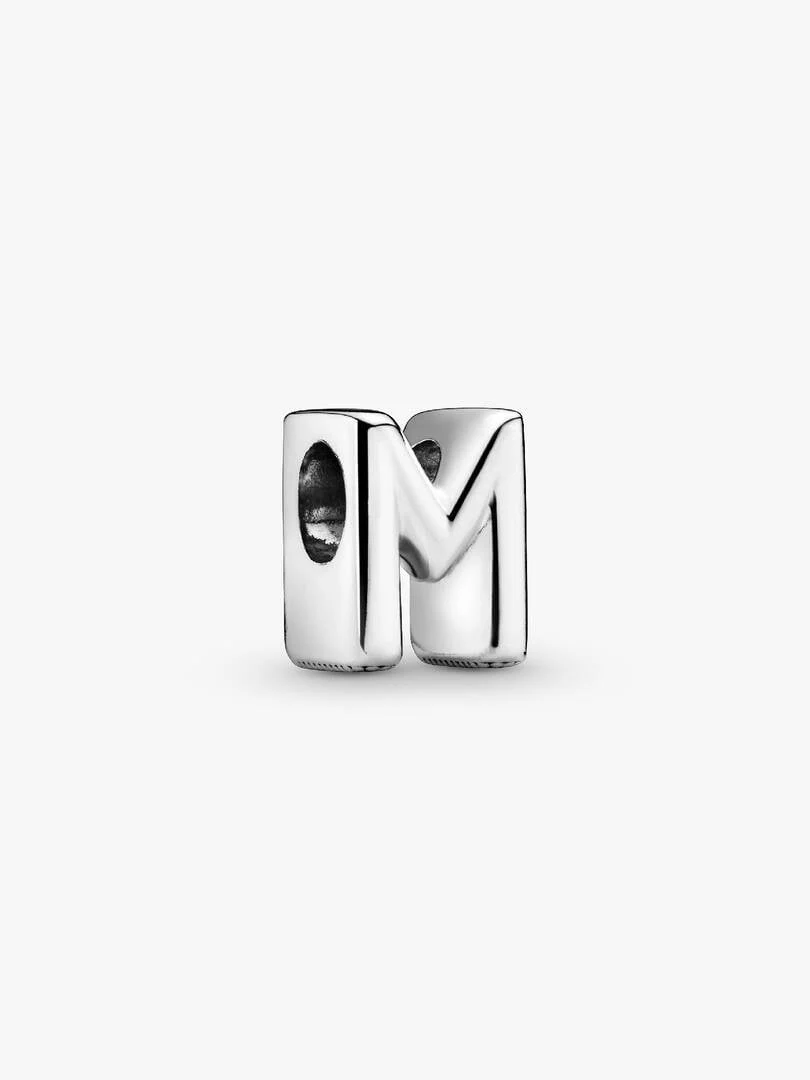 S925 Simple Alphabets A to Z Sterling Silver Charms Collection - Image 5